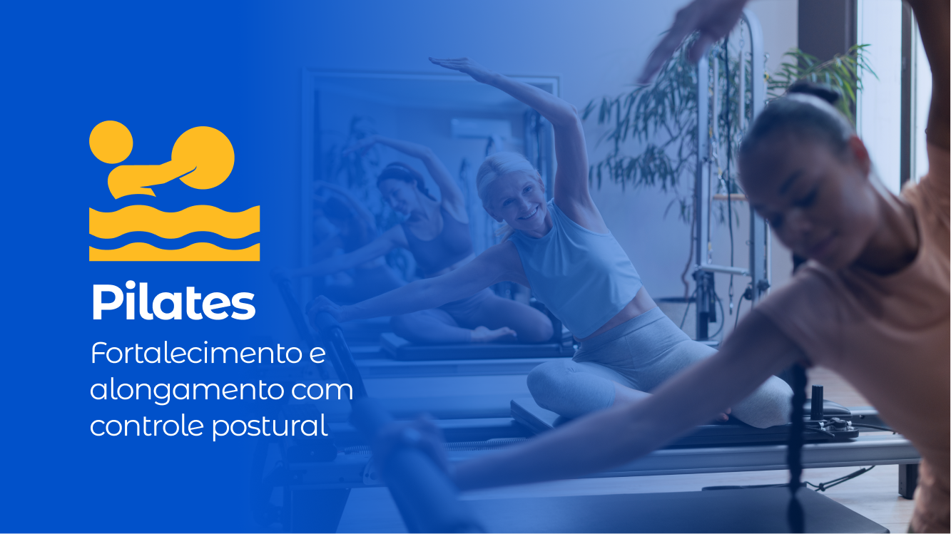 Pilates: fortalecimento e alongamento com controle postural